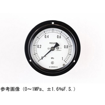 密閉型圧力計(75Φ)埋込形D枠(取付穴) BC15-231シリーズ 長野計器