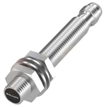 誘導型近接センサ バレル形 検出範囲 2.4 mm ねじの呼び M8 x 1 Flush BALLUFF