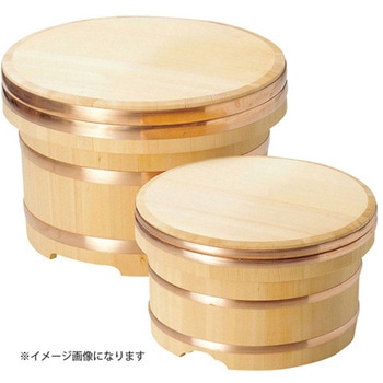 椹・江戸びつ 約5合 21cm 用美(ヤマコー)