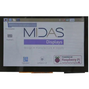 液晶ディスプレイ 5インチ TFT 800 x 480 MIDAS