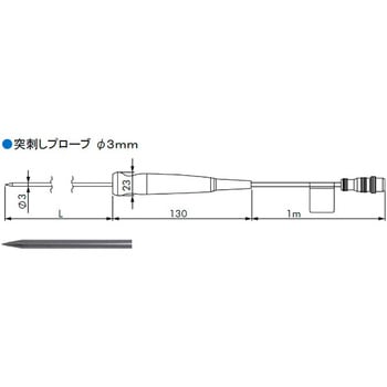 Pt100串刺しプローブ センセカ(旧グライシンガー)