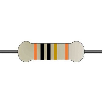 金属皮膜固定抵抗器 0.5W 10Ω ±1% 1箱 5000個入 YAGEO