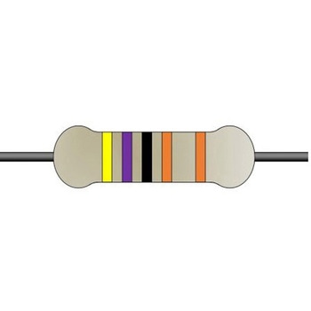 金属皮膜固定抵抗器 0.4W 4.7kΩ ±1% 1セット 100個入 YAGEO