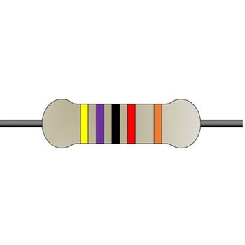 金属皮膜固定抵抗器 0.4W 47kΩ ±1% 1セット 100個入 YAGEO