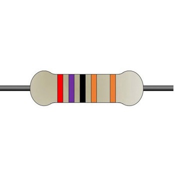 金属皮膜固定抵抗器 0.6W 2.7kΩ ±1% 1箱 5000個入 YAGEO