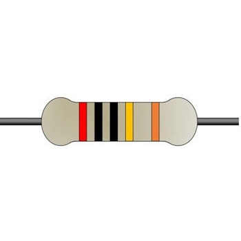 金属皮膜固定抵抗器 0.6W 200kΩ ±1% 1セット 100個入 YAGEO