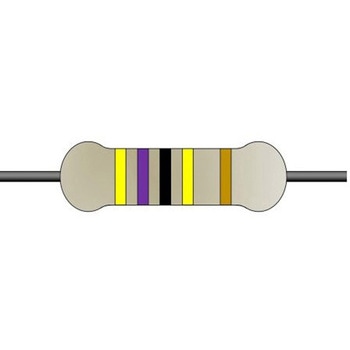 金属皮膜固定抵抗器 0.6W 47Ω ±1% 1箱 5000個入 YAGEO
