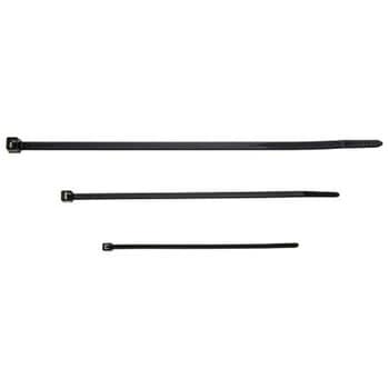 結束バンド 100mm x 2.5 mm 黒 ナイロン 66 ヘラマンタイトン(旧:タイトン)