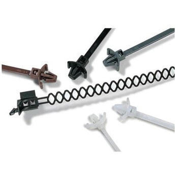 結束バンド 100mm x 2.5 mm 黒 ナイロン 66 1袋 100個入 ヘラマンタイトン(タイトン)