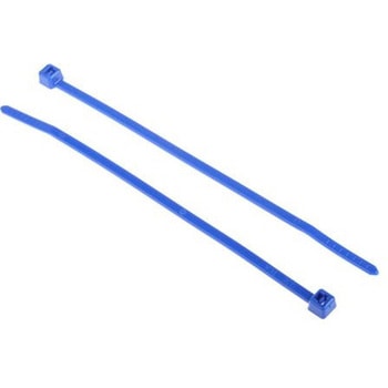 結束バンド 100mm x 2.5 mm 青 ナイロン 66 1袋 100個入 ヘラマンタイトン(タイトン)
