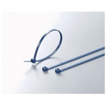 結束バンド 153mm x 3.5 mm 青 ナイロン 66 1袋 100個入 ヘラマンタイトン(タイトン)