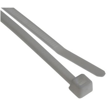 結束バンド 100mm x 2.5 mm 白 ナイロン 66 1袋 100個入 ヘラマンタイトン(旧:タイトン)