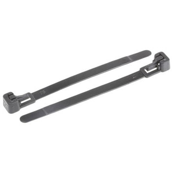 結束バンド 100mm x 6.7 mm 黒 ナイロン 66 1袋 100個入 ヘラマンタイトン(タイトン)