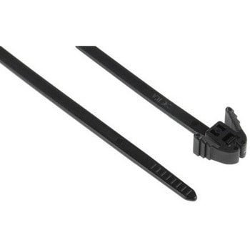 結束バンド 200mm x 4.7 mm 黒 ナイロン 66 1袋 100個入 ヘラマンタイトン(タイトン)