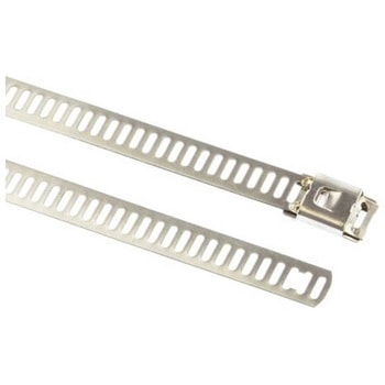 結束バンド 230mm x 7 mm メタリック 316 ステンレス鋼 1袋 100個入 ヘラマンタイトン(タイトン)