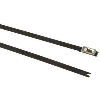 結束バンド 362mm x 4.6 mm 黒 ポリエステルコーティングしたステンレススチール 1袋 100個入 ヘラマンタイトン(タイトン)