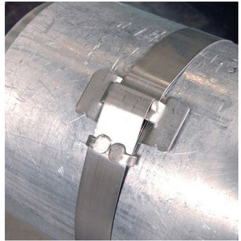 結束バンド 500mm x 16 mm 金属 ステンレス鋼 1袋 100個入 ヘラマンタイトン(旧:タイトン)