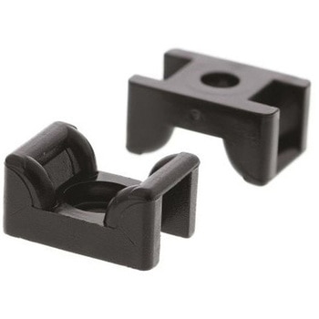 結束バンドベース KR 長さ 18mm 幅 12 mm ナイロン 66 黒 1袋 100個入 ヘラマンタイトン(旧:タイトン)