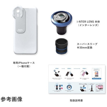 顕微鏡用iPhone取付アダプター インターレンズ MR-6iシリーズ マイクロネット