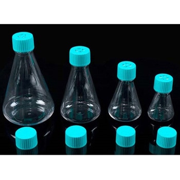 三角フラスコ 1000ml PETG プラグシールキャップ 滅菌済み WNB784001シリーズ NESTA