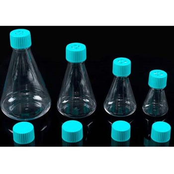三角フラスコ 125ml PETG プラグシールキャップ 滅菌済み WNB781001シリーズ NESTA