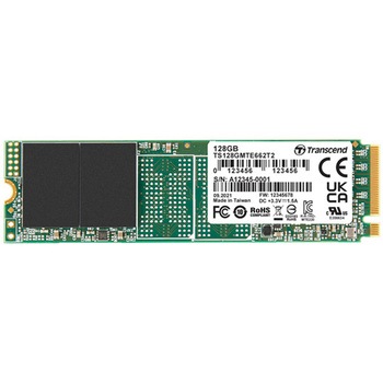 TS128GMTE662T2 産業用SSD 3D NAND M.2 NVMe PCIe SSD662T2シリーズ 1個 トランセンド 【通販 ...
