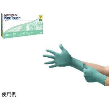 手袋 ポリクロロプレングローブ パウダーフリー NEOTOUCH 25-101 Ansell
