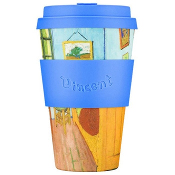 Ecoffee Cup(エコーヒー カップ) カップ ソーサー 繰り返し使える 環境に優しい Vincent Van Gogh Ecoffee Cup(エコーヒー カップ)