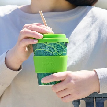 Ecoffee Cup(エコーヒー カップ) カップ ソーサー 繰り返し使える 環境に優しい Ecoffee Cup(エコーヒー カップ)