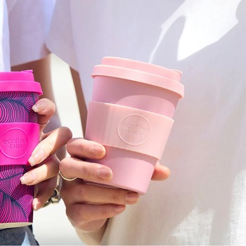 Ecoffee Cup(エコーヒー カップ) カップ ソーサー 繰り返し使える 環境に優しい Ecoffee Cup(エコーヒー カップ)