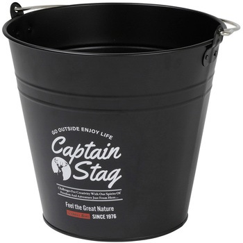CS スチールバケツ10L CAPTAIN STAG