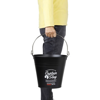 CS スチールバケツ10L CAPTAIN STAG