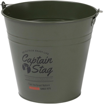 CS スチールバケツ10L CAPTAIN STAG