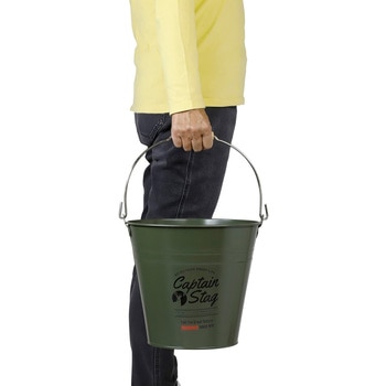 CS スチールバケツ10L CAPTAIN STAG