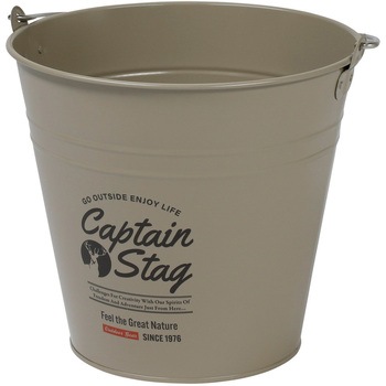 CS スチールバケツ10L CAPTAIN STAG