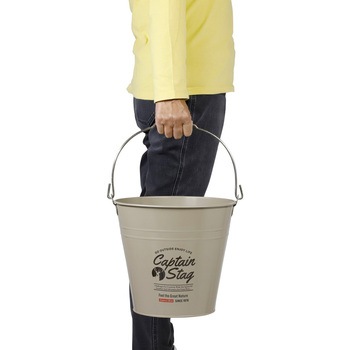 CS スチールバケツ10L CAPTAIN STAG