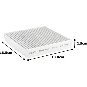 AISIN エアコンフィルター CBFAZ9008 AISIN