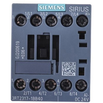 シーメンス 電磁接触器 24 V dc 4極 3RT2シリーズ SIEMENS