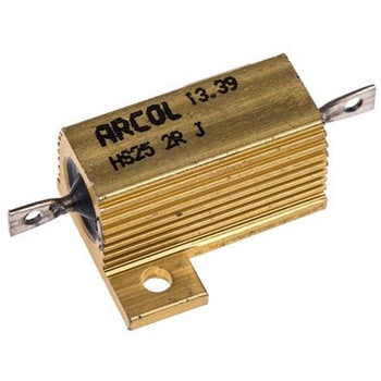 シャーシ取り付け抵抗器 25W 2Ω ±5% - ARCOL(OHMITE)