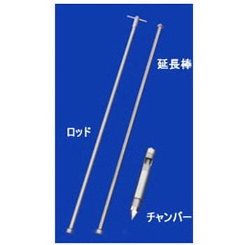 ステンスリーブパウダーサンプラー 延長棒 アイシス