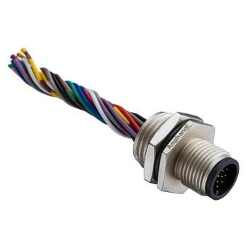 センサアクチュエータケーブル コア数：17 M12Aシリーズ AMPHENOL