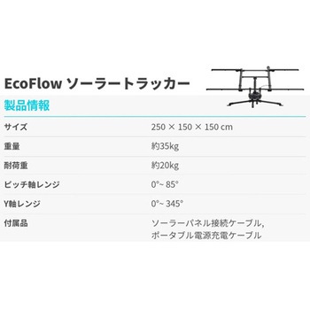 ソーラートラッカー EcoFlow(エコフロー)