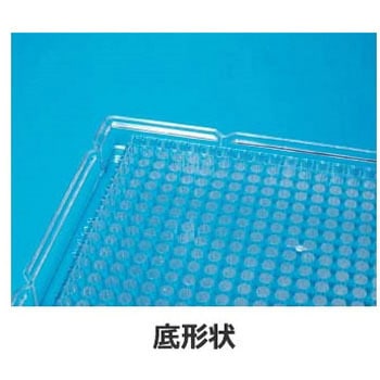 テストプレート 384well 平底 P.S製 EVER GREEN