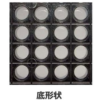テストプレート 96well 平底 P.S製 クリアボトム ブラック 215003シリーズ Porvair