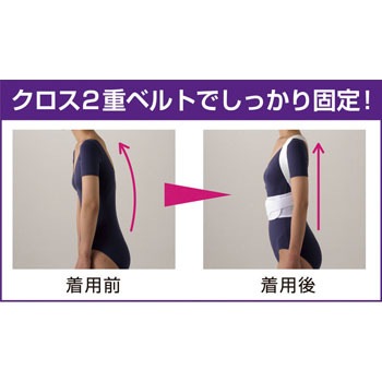 軽量背すじ矯正ベルト セルヴァン 腰用 サポーター 通販モノタロウ