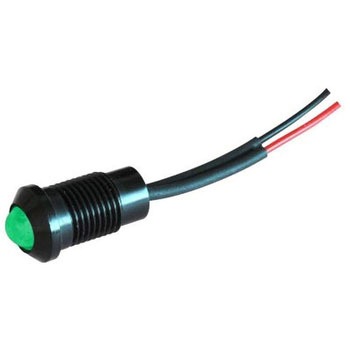 パネルLED 110V ac 緑 実装ホールサイズ：8mm 1袋 50個入 OXLEY
