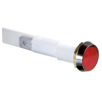 パネル取付け LEDインジケータ 青 緑 赤 黄 230 V BULGIN