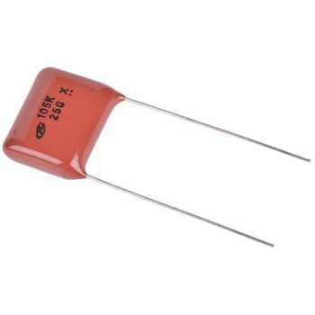 フィルムコンデンサ 125 V ac 250 V dc 1μF ±10% 1箱 500個入 ニチコン