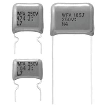 フィルムコンデンサ 450V dc 100nF ±10% 1袋 10個入 Panasonic(パナソニック)