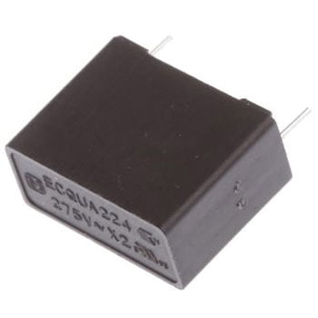 フィルムコンデンサ 275V ac 220nF ±10% 1袋 10個入 Panasonic(パナソニック)